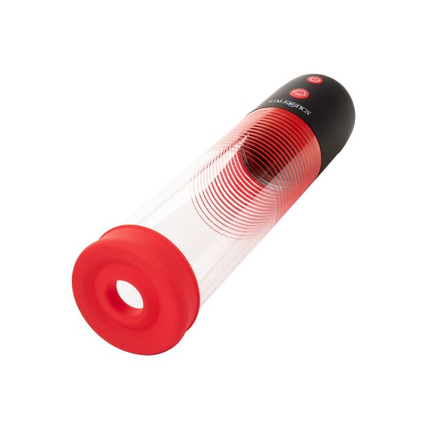 CalExotics Big Mans wiederaufladbare EZ-Pumpe 25,5 cm ø 8,25 cm Rot