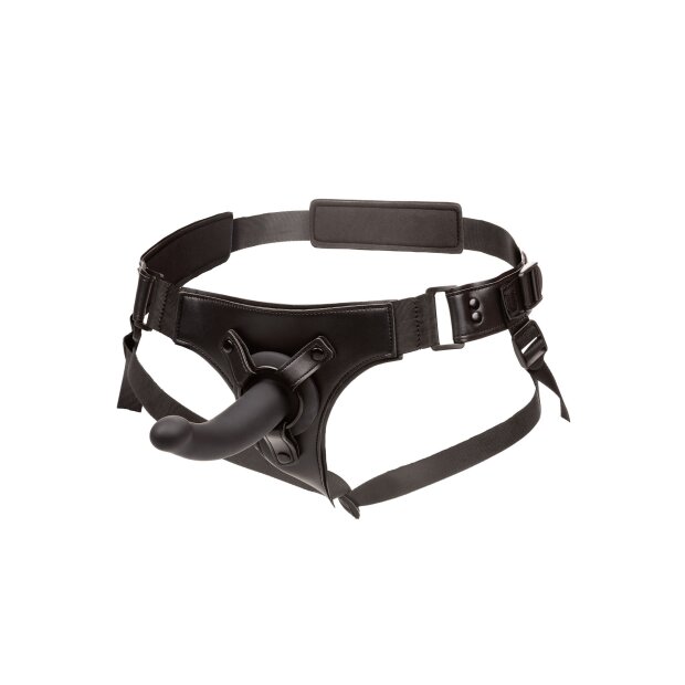 CalExotics Jock Strap-On with Silicone Dildo Black 15.3 cm Ø 3.8 cm Waist 165 cm