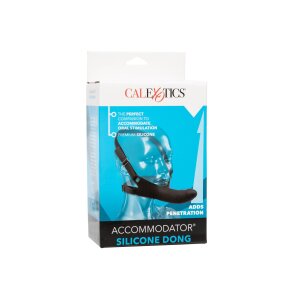 CalExotics Silicone Strap-On Dildo with Headband Black 14 cm