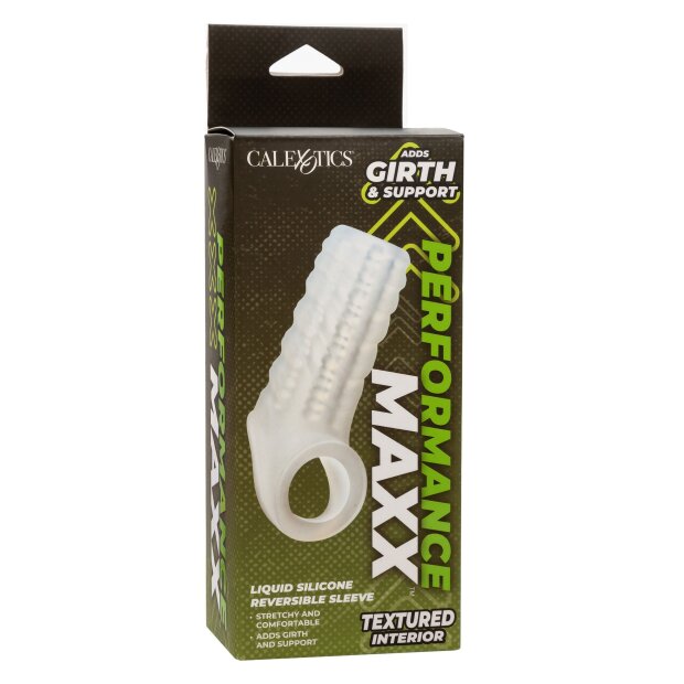 CalExotics Reversible Sleeve Penis Sleeve Transparent Ø 3.25 cm