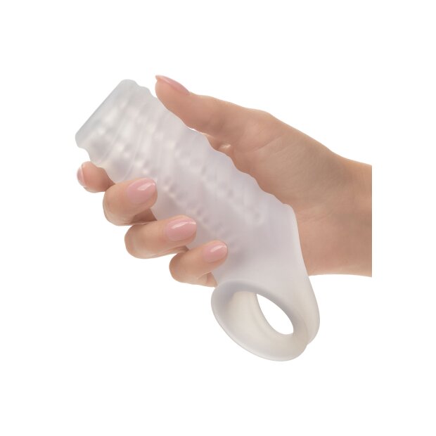 CalExotics Reversible Sleeve Penis Sleeve Transparent Ø 3.25 cm