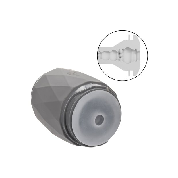 CalExotics Vibro Squeeze Stroker 16,5 cm Black