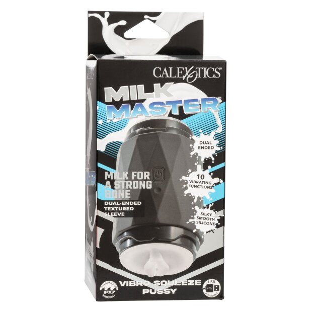 CalExotics Vibro Squeeze Pussy 16,5 cm Black
