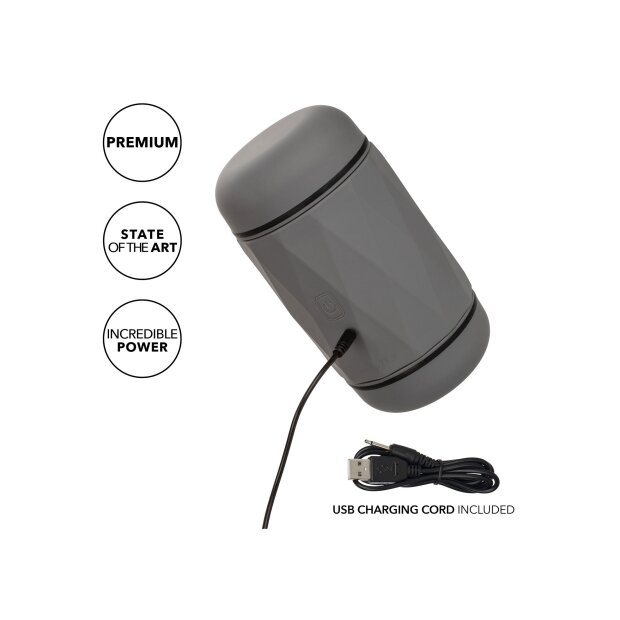 CalExotics Vibro Squeeze Pussy 16,5 cm Black