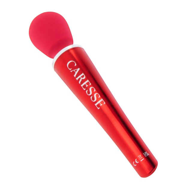 Caresse Compact Massage par vibration 25 cm Rouge