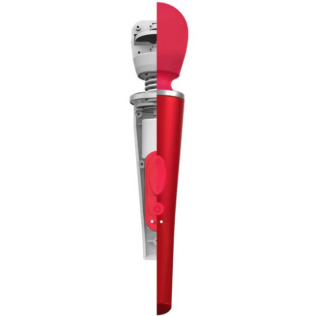 Caresse Compact Massage par vibration 25 cm Rouge