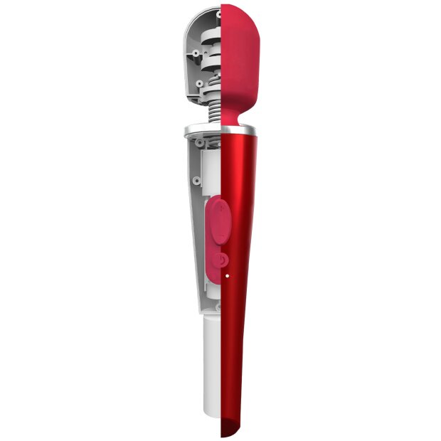 Caresse Pro Massage par vibration 30 cm rouge