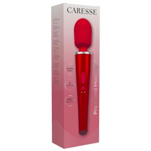 Caresse Pro Massage par vibration 30 cm rouge