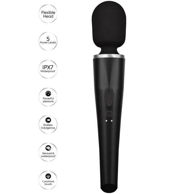 Caresse Pro Wand Massager 30 cm Noir