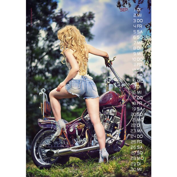 PIN-UP Kalender Bikes and Girls 2026