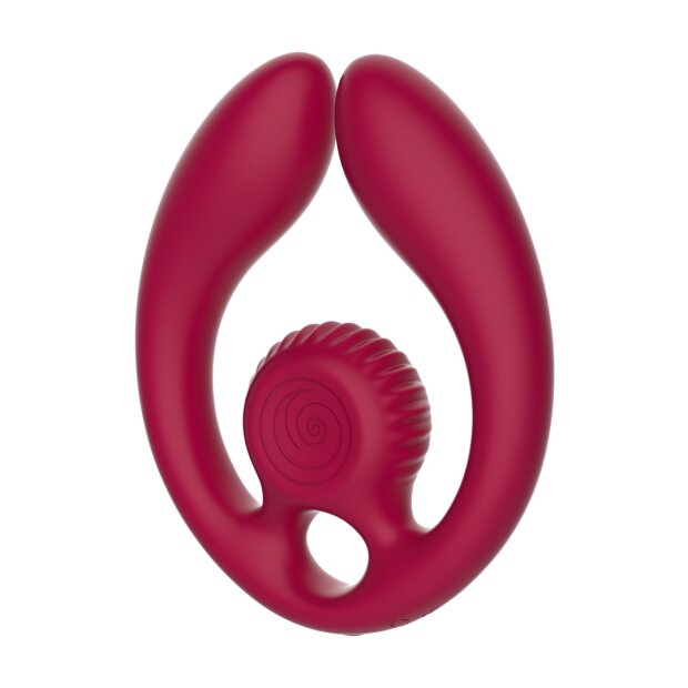 SNAIL VIBE GIZI Duo Estimulador Doble para Parejas Burdeos