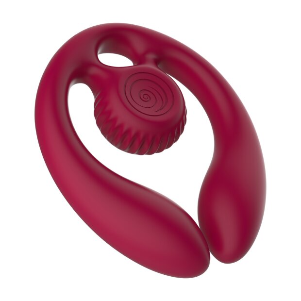 SNAIL VIBE GIZI Duo Estimulador Doble para Parejas Burdeos