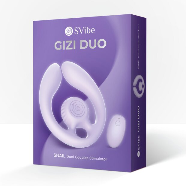 SNAIL VIBE GIZI Duo Estimulador Doble para Parejas Lila