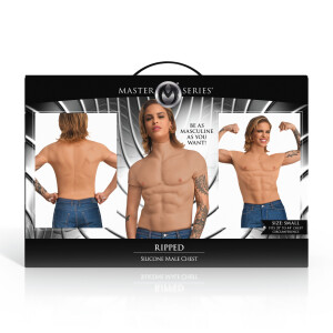 XR Brands Ripped Pecho Masculino de Silicona...