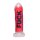 XR Brands FUCK Silicone Dildo Red 18,5 cm