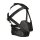 XR Brands Lockable Head Harness with Muzzle Black