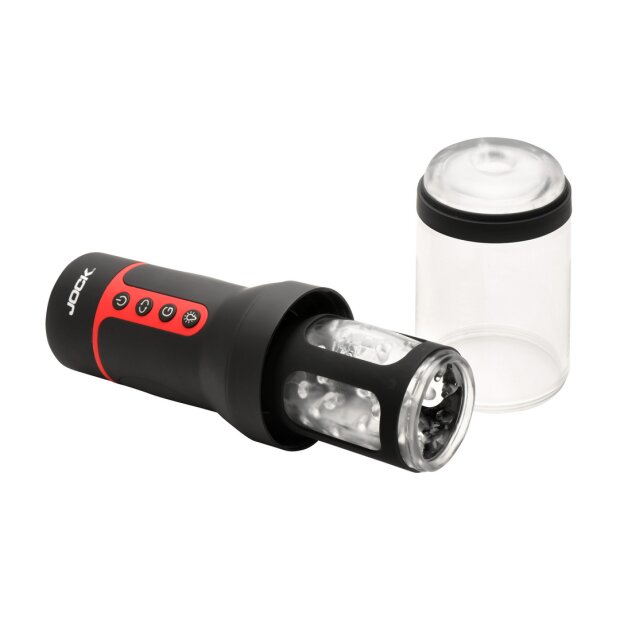 Curve Toys Auto Spin Masturbador Giratorio y de Impulso Transparente/Negro