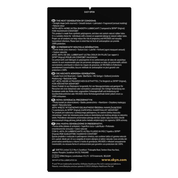 SKYN Extra Lubricated 24er