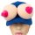 Mad Party Games Baseball Cap Boobs Blau