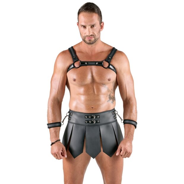 Svenjoyment Mens Skirt + Chest Harness L