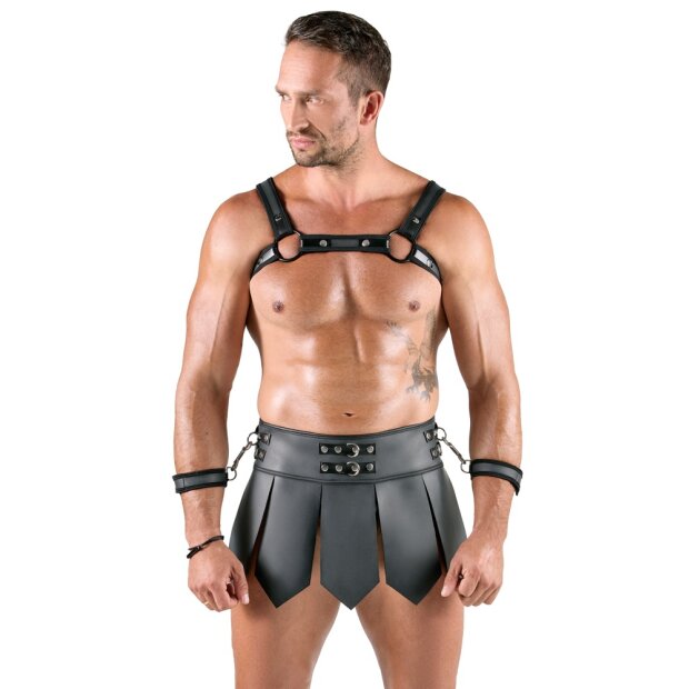 Svenjoyment Mens Skirt + Chest Harness L