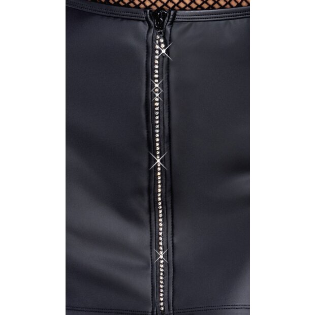 Cottelli Collection Skirt Rhinestone Zip M