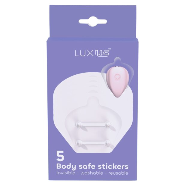 Luxus auto-adhésifs de luxe en set de 5 pièces transparents