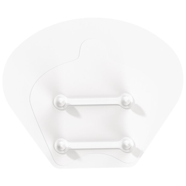 Luxus auto-adhésifs de luxe en set de 5 pièces transparents