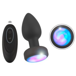 ANOS RC Flashing Butt Plug with Vibration