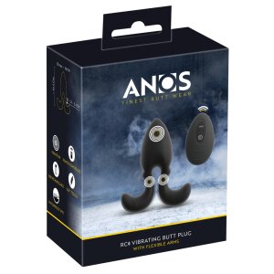 ANOS RC Vibrating Butt Plug with Flexible Arms