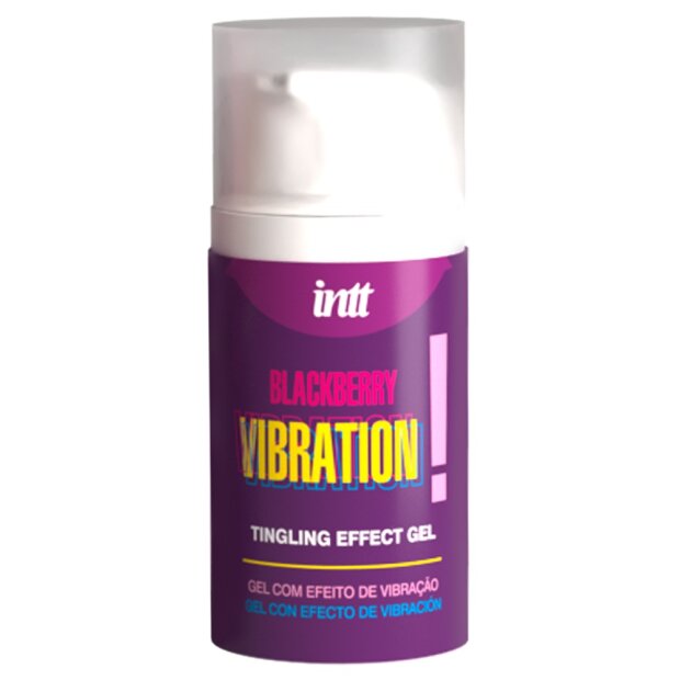 intt Vibration Blackberry! Gel Stimulant saveur Mûre 15 ml