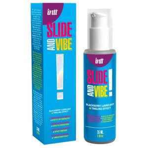 intt Slide and Vibe! Water-Based Gel with Blackberry...