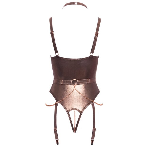 Abierta Fina Shelf Bra Body brownish S