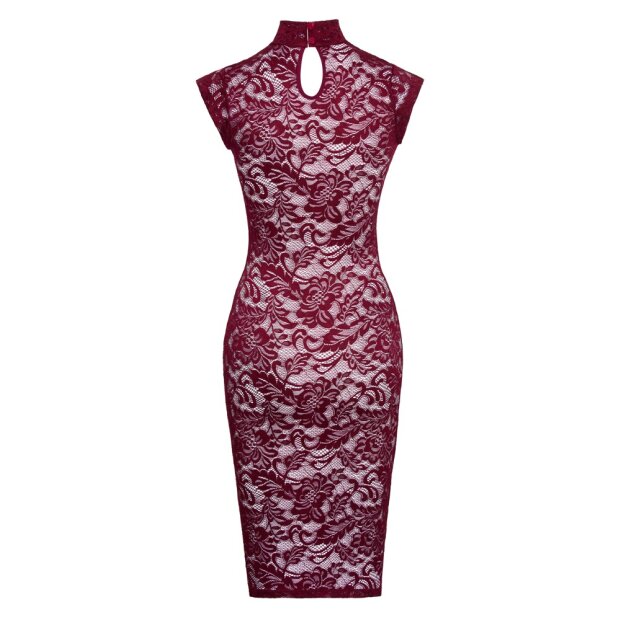 Cottelli Collection Spitzenkleid rot M