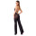 Noir Transparent Overall with Glitter Black XL