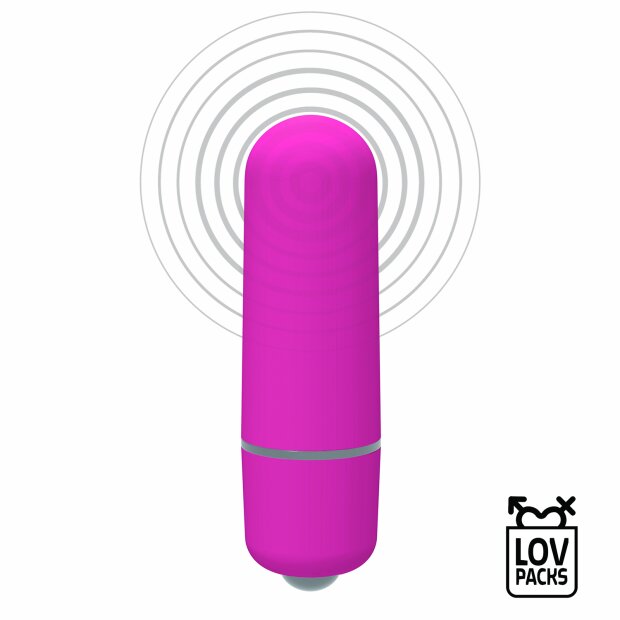 LOV Packs Cute Mini Vibrating Love Lady Bullet Pink
