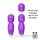 LOV Packs Love Massager Bullet Mini Wand Travel Size Violet