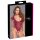 Cottelli Collection Body en Dentelle à Entrejambe Ouvert Rouge L