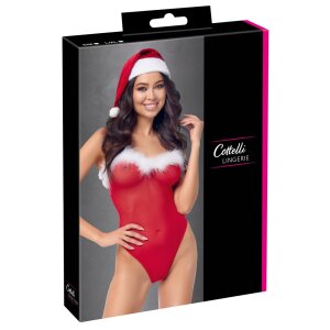 Cottelli Collection Christmas set with body and hat...