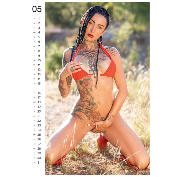 PIN-UP Kalender Set Hot & Tattoo Girls 2026