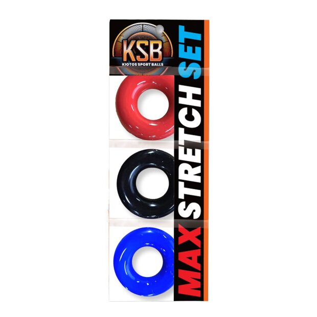 KSB Ringer Max-Stretch Cockring 3er Pack Mehrfarbig