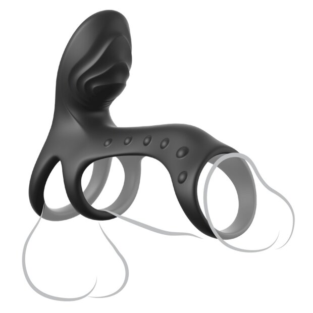 Pipedream Ultimate Couples Cage Pro Schwarz 19,5 cm Ø 3,8 cm