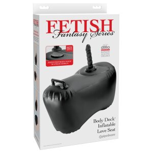 Fetish Fantasy Body Dock Aufblasbares Liebeskissen Schwarz