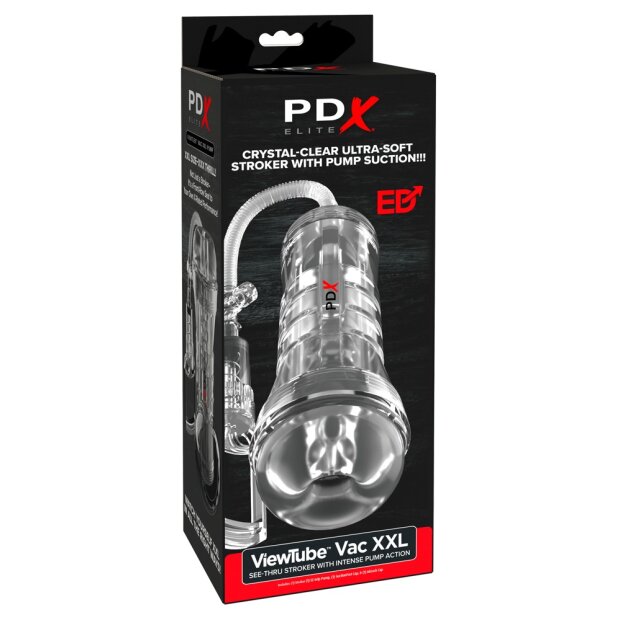 PDX Elite ViewTube Vac XXL Masturbator Transparent