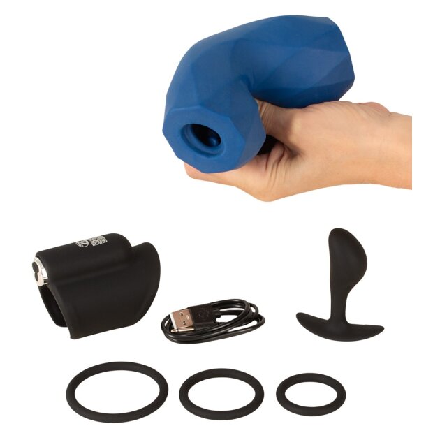 You2Toys Coffret de démarrage Love Toy Homme Masculine 4 pièces Noir Bleu