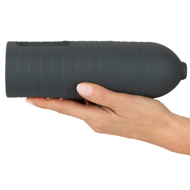 Suck-O-Mat 3 Perf. Sleeve XL Black 21 cm Ø 3.1 cm