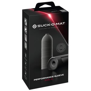 Suck-O-Mat 3 Perf. Sleeve XL Schwarz 21 cm Ø 3,1 cm