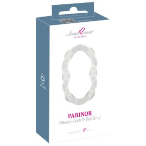 beau coeur Parinor Silicone Cock Ring Transparent...