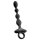 ANOS Flexible Anal Beads with Jumping Vibrations Black 21.1 cm Ø 2.6 cm