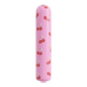 beau coeur Cherry Mini Vibrator Pink 8.7 cm